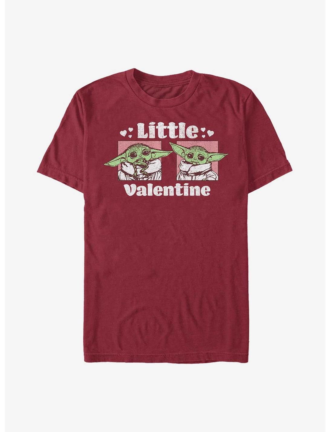 Star Wars The Mandalorian Grogu Little Valentine T-Shirt, CARDINAL, hi-res
