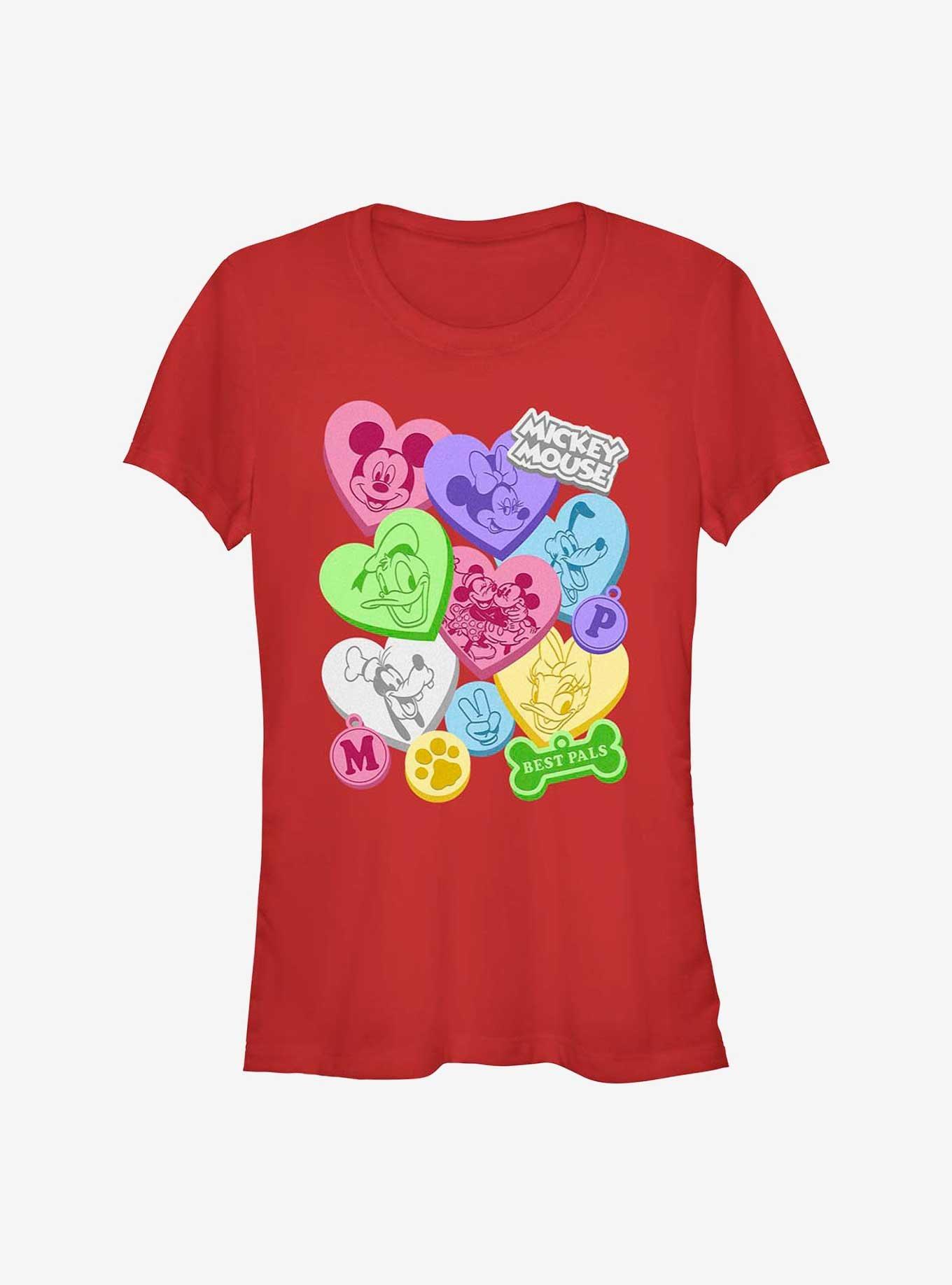 Disney Mickey Mouse Candy Hearts Girls T-Shirt