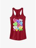 Disney Mickey Mouse Candy Hearts Girls Tank Top, SCARLET, hi-res