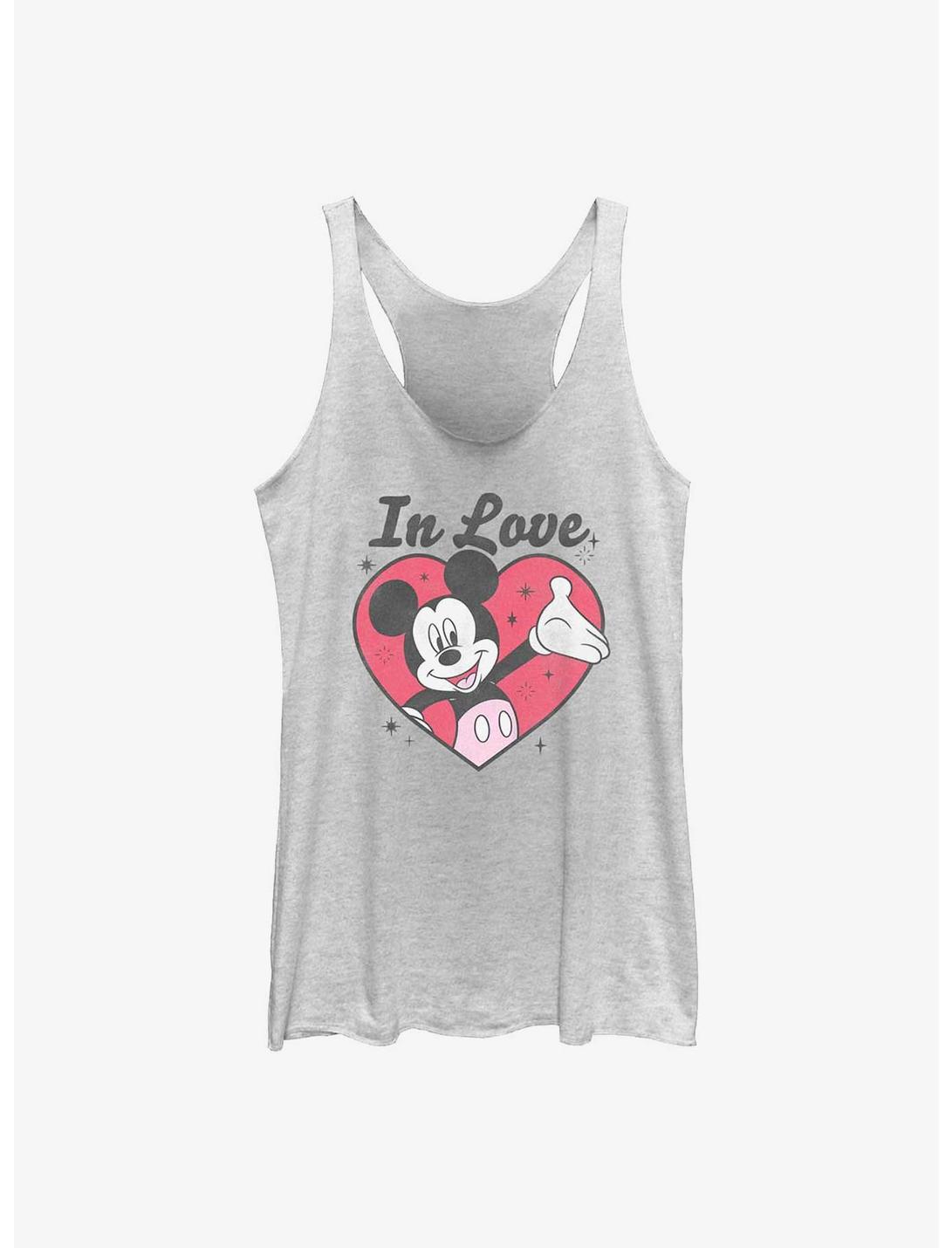 Disney Mickey Mouse Mickey In Love Girls Tank, WHITE HTR, hi-res