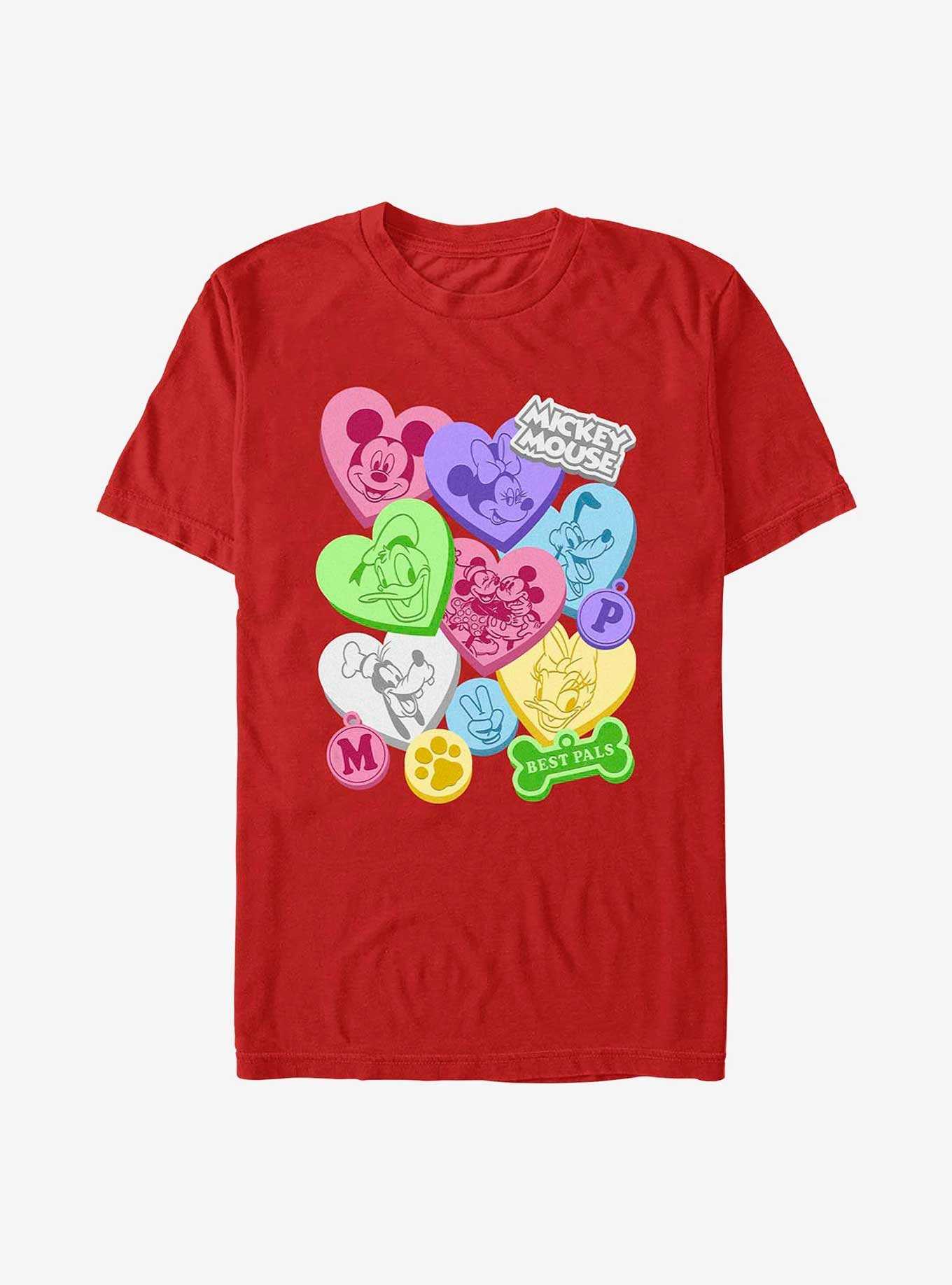 Disney Mickey Mouse Candy Hearts T-Shirt, , hi-res