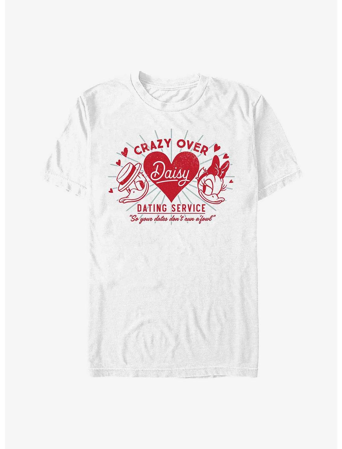 Disney Donald Duck & Daisy Duck Dating Service T-Shirt, WHITE, hi-res
