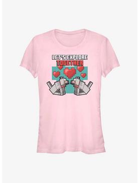 Minecraft Puppy Love Valentine Girls T-Shirt, , hi-res