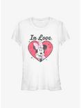 Disney Minnie Mouse Minnie In Love Girls T-Shirt, WHITE, hi-res
