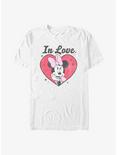 Disney Minnie Mouse Minnie In Love T-Shirt, WHITE, hi-res