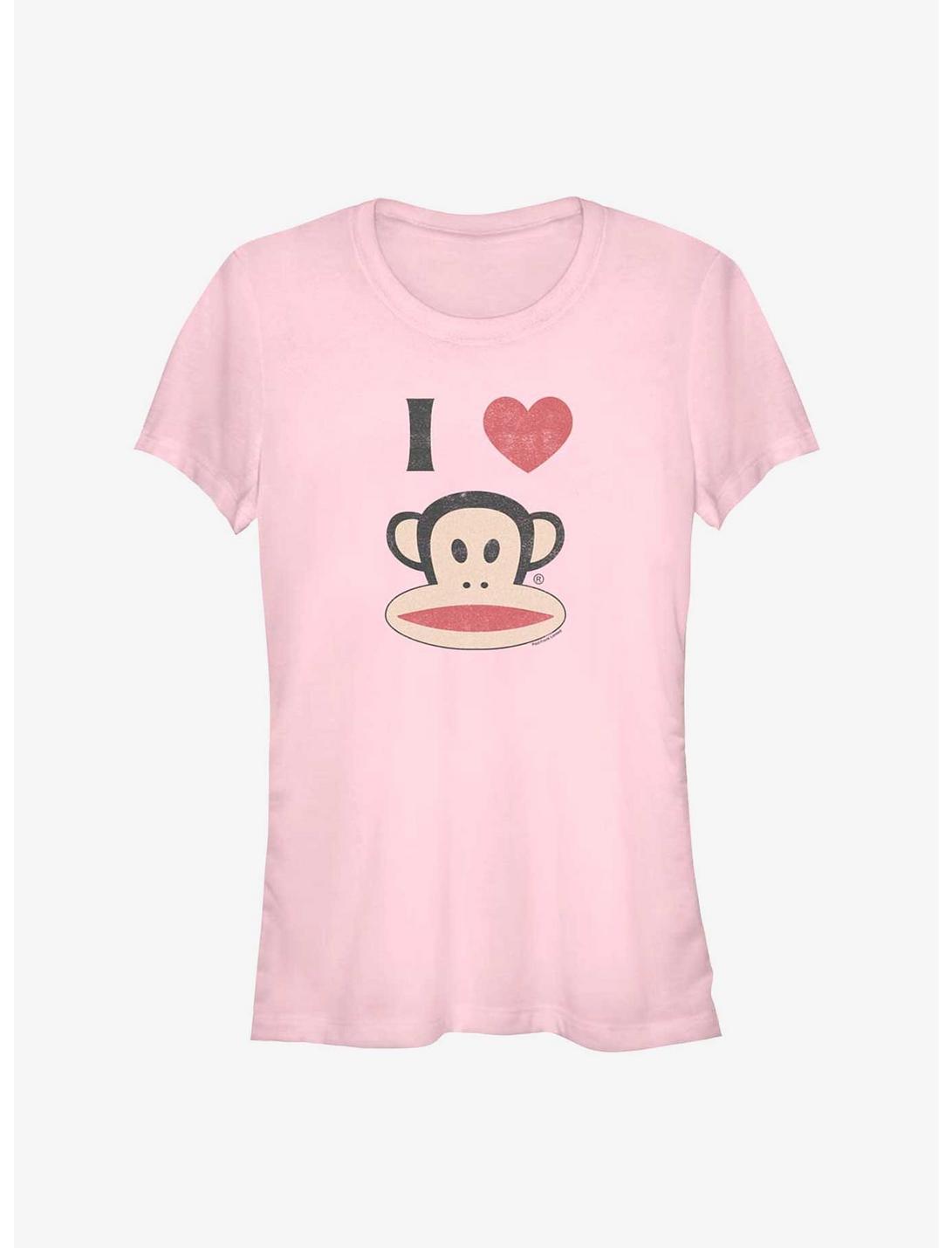 Paul Frank I Heart Monkey Girls T-Shirt, LIGHT PINK, hi-res