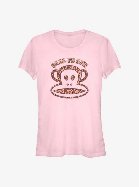 Paul Frank Monkey Face Icon Girls T-Shirt - PINK | Hot Topic