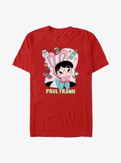 Paul Frank Bunny Girl Valentine T-Shirt - RED | Hot Topic