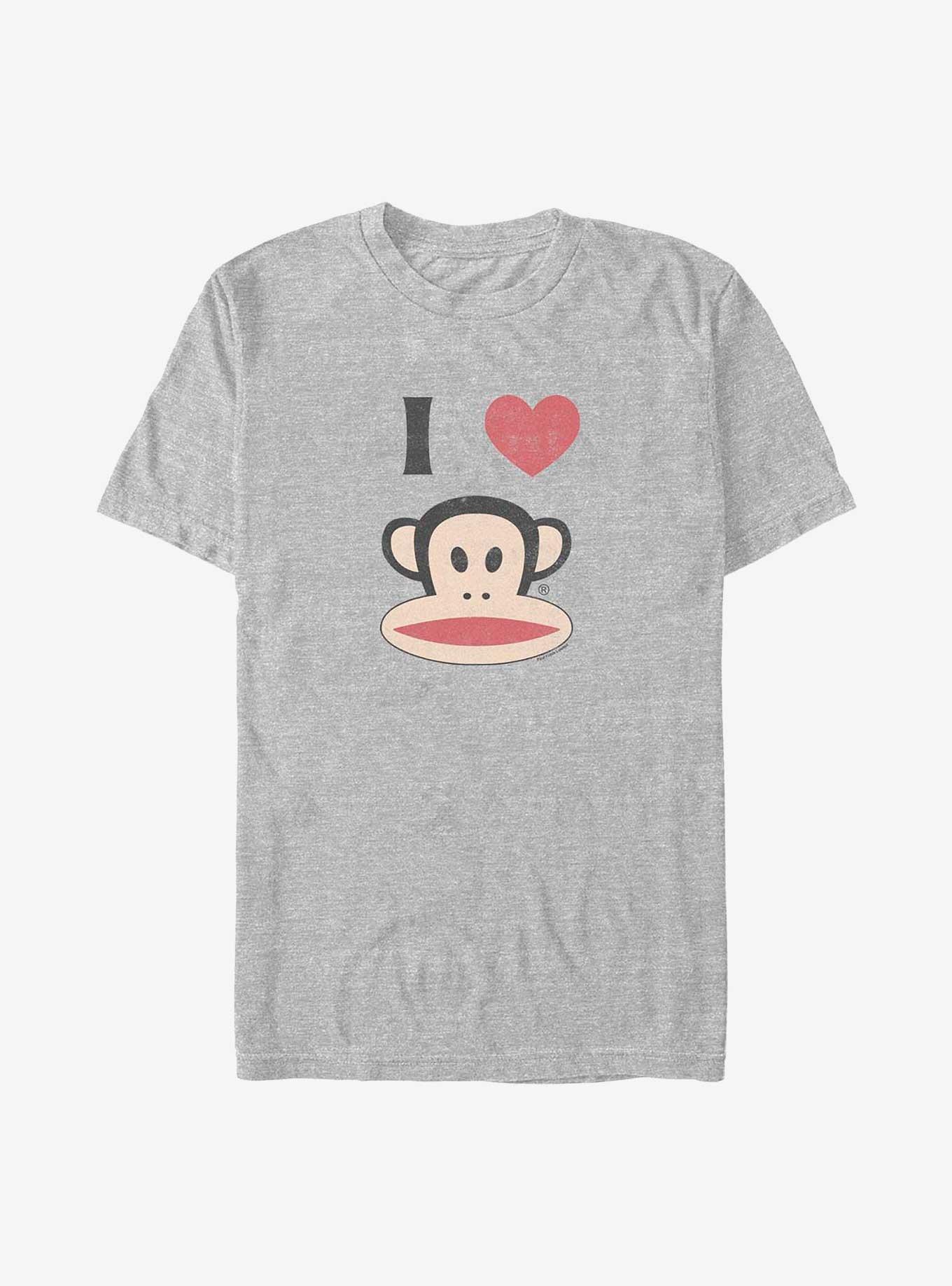 Paul Frank I Heart Monkey T-Shirt, ATH HTR, hi-res