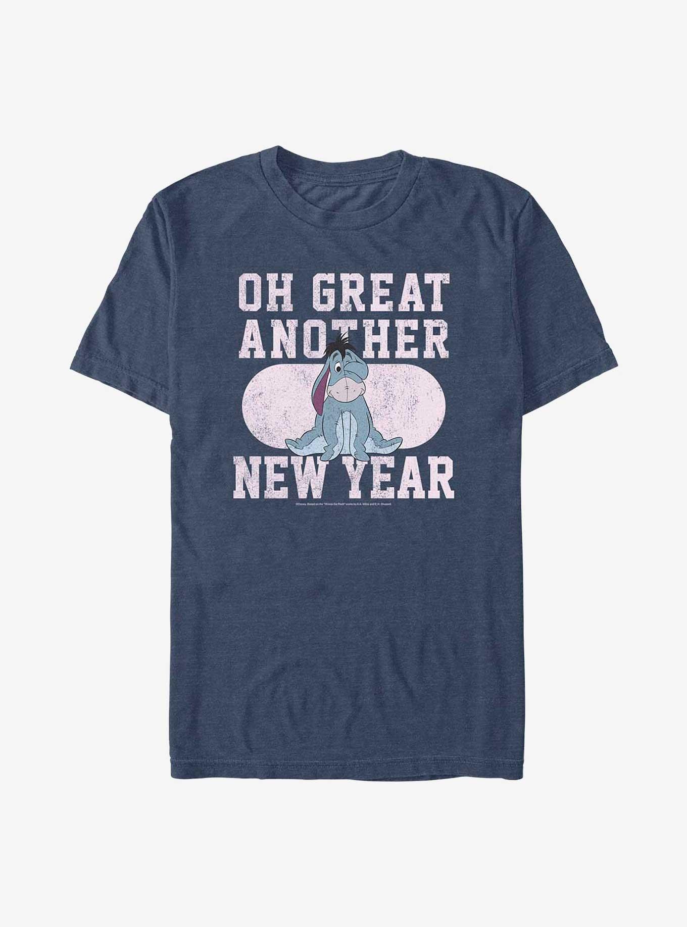Disney Winnie The Pooh Eeyore Another New Year T-Shirt, NAVY HTR, hi-res