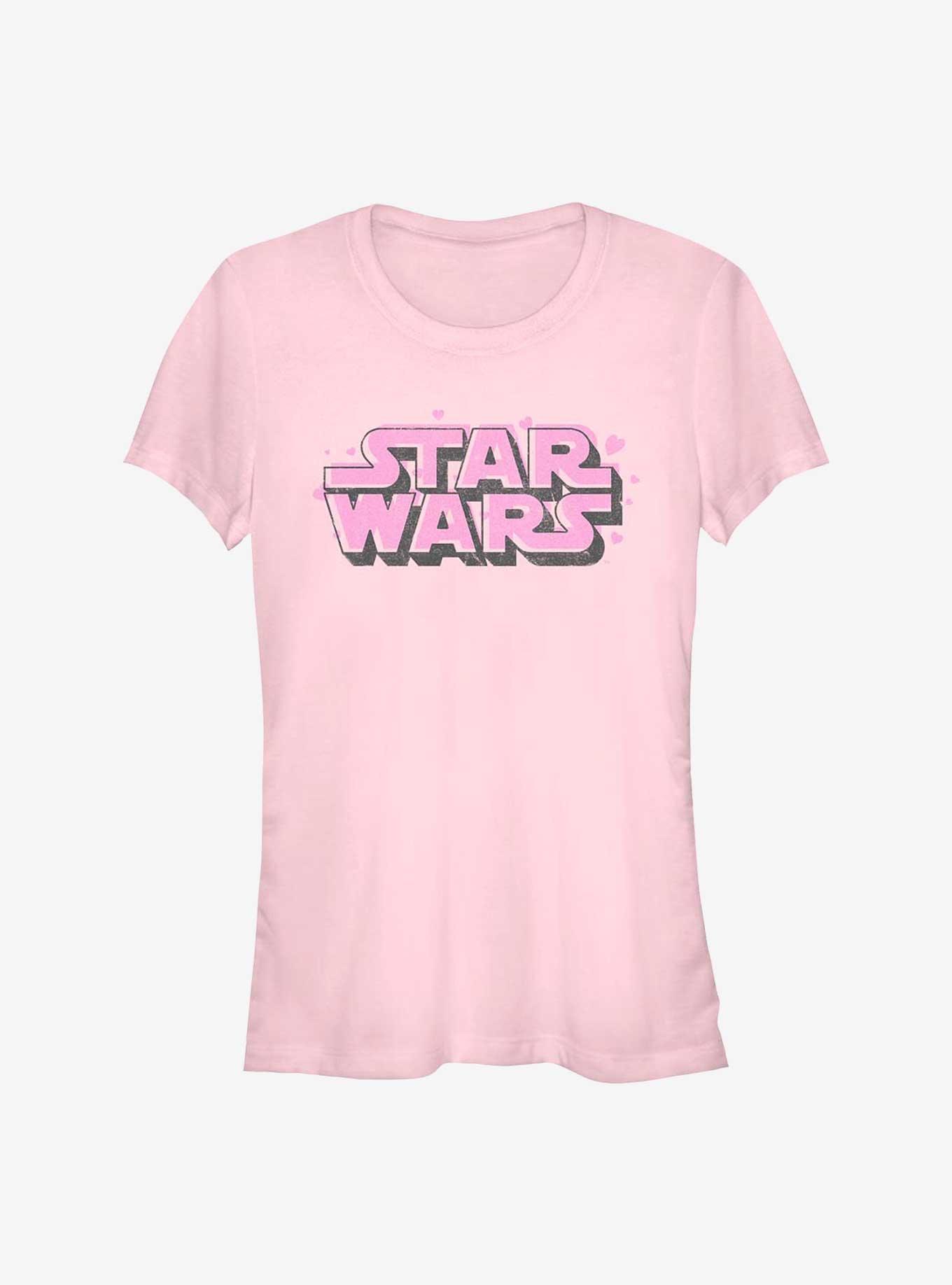 Star Wars Floating Hearts Logo Girls T-Shirt, , hi-res