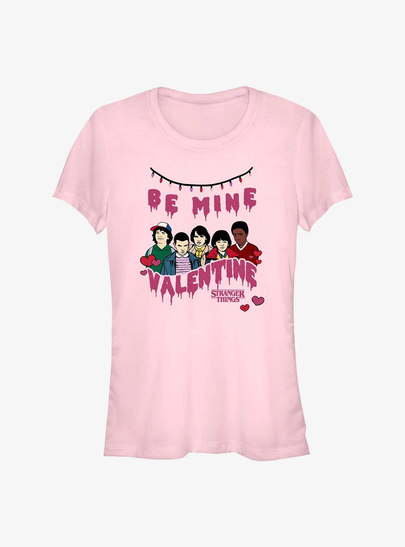 Stranger Things Be Mine Valentine Girls T-Shirt, , hi-res