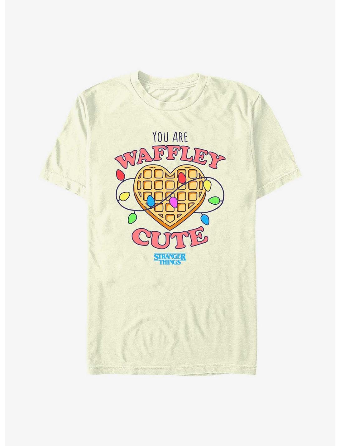 Stranger Things Heart Waffley Cute T-Shirt, NATURAL, hi-res