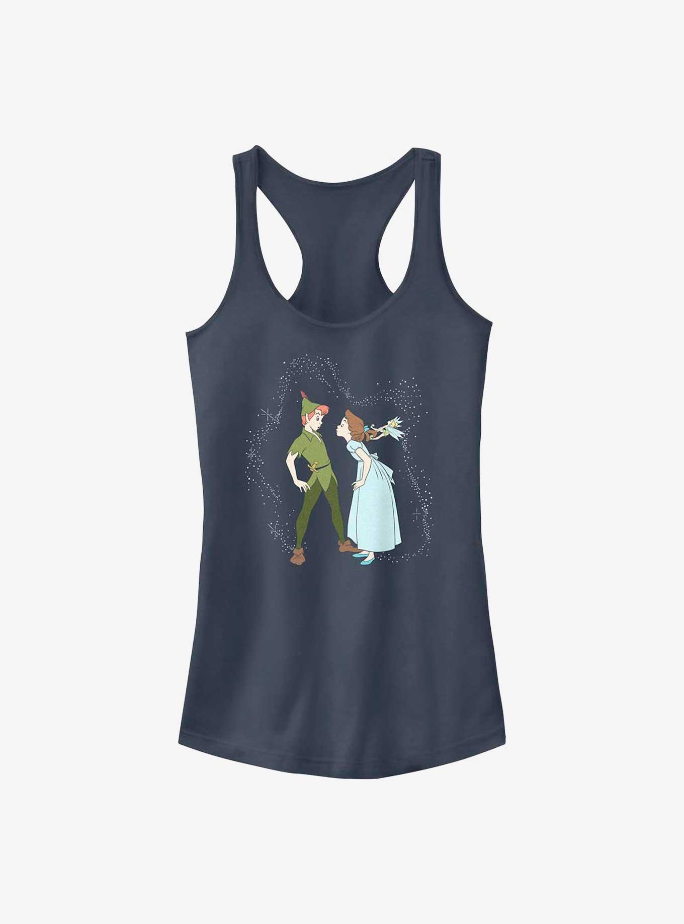 Disney Tinker Bell Peter & Wendy Kiss Girls Tank, INDIGO, hi-res