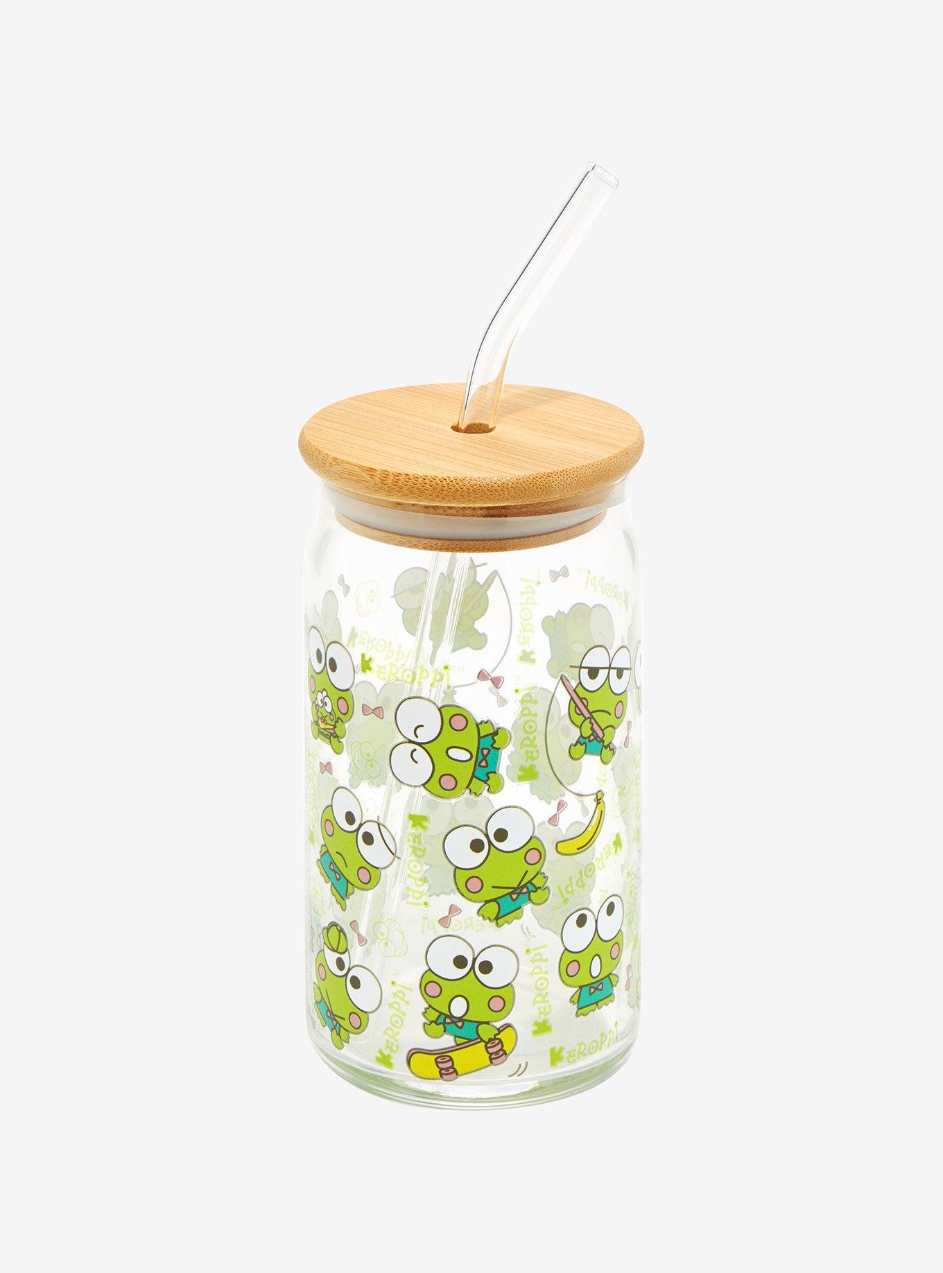 Can Glasses With Bamboo Lid and Straw - Print On Demand