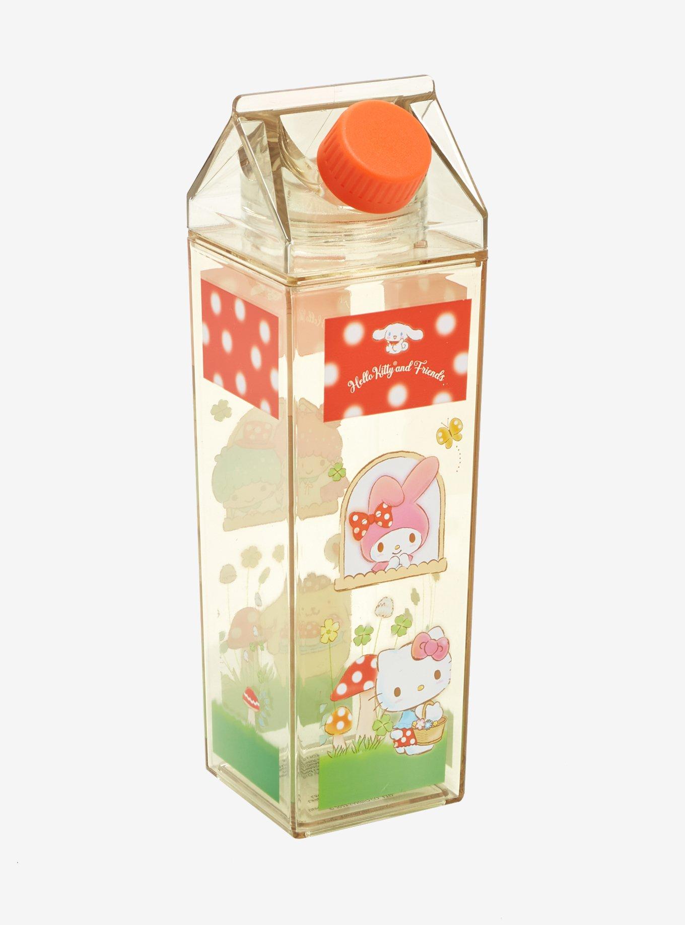 Hot Topic Kirby Snacks Milk Carton Water Bottle