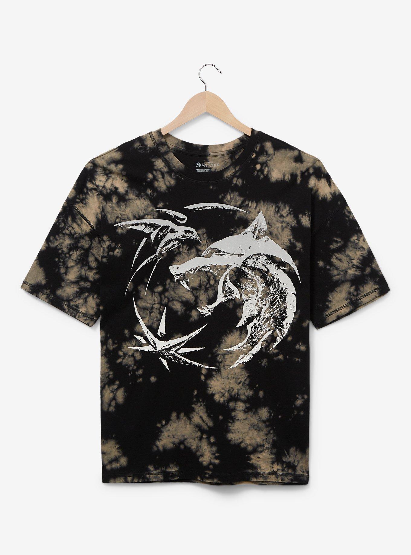 The Witcher Logo Tie-Dye Oversized T-Shirt - BoxLunch Exclusive, TIE DYE, hi-res