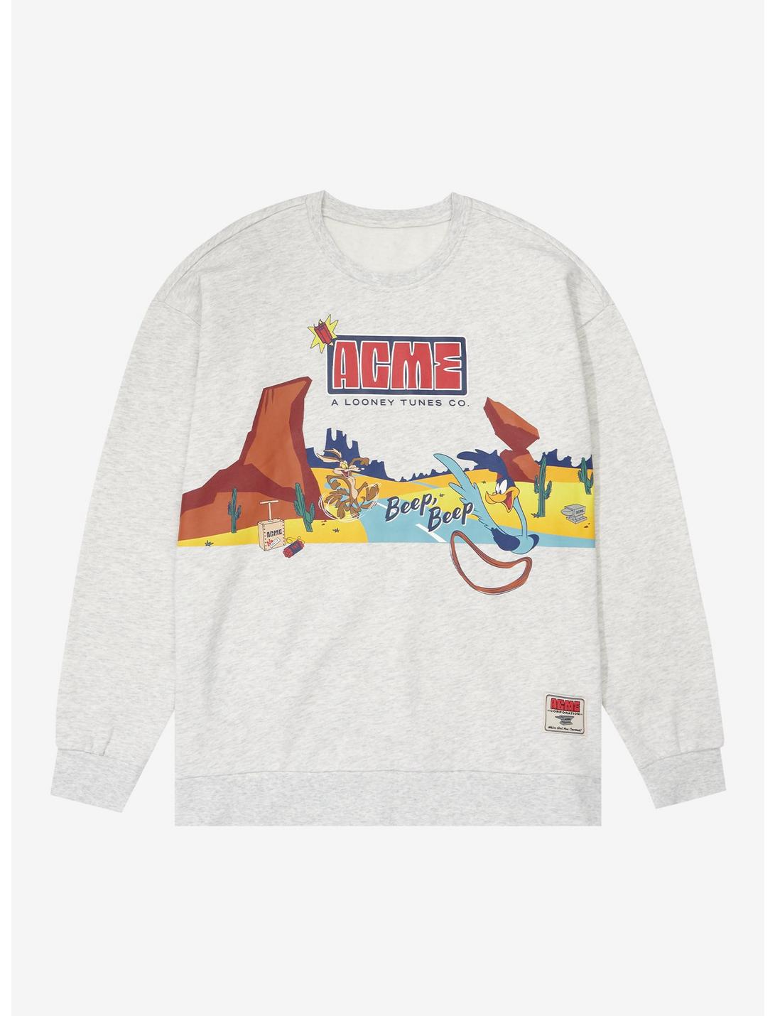 Looney Tunes ACME Wile. E Coyote & Road Runner Crewneck - BoxLunch 