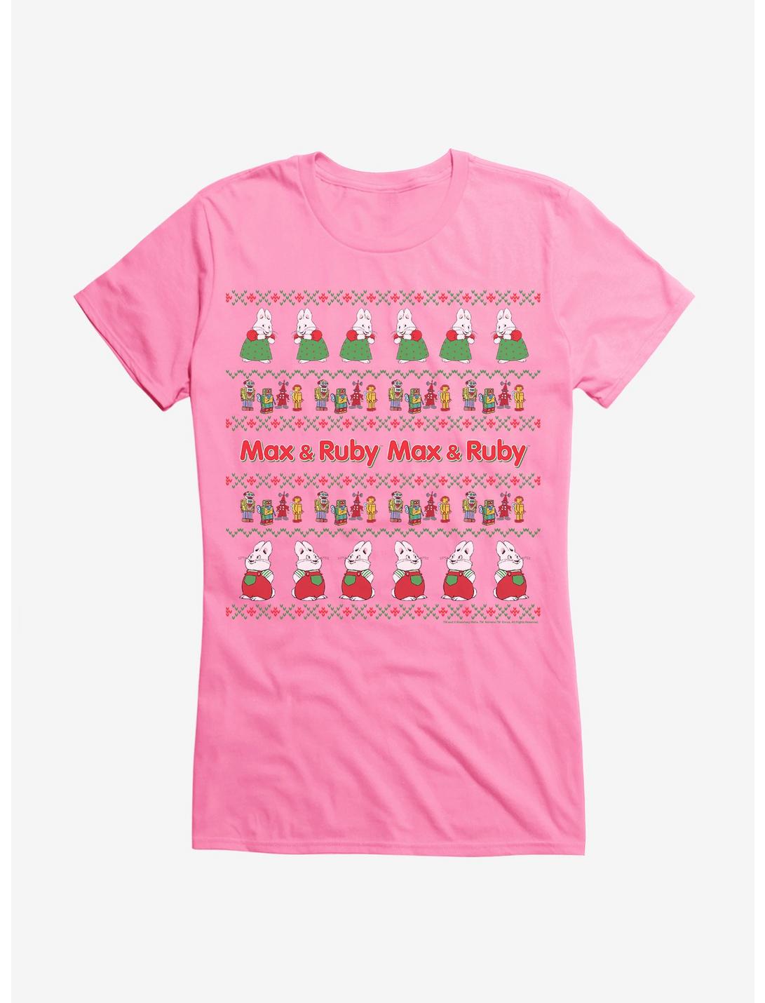 Max And Ruby Ugly Christmas Pattern Girls T-Shirt, , hi-res