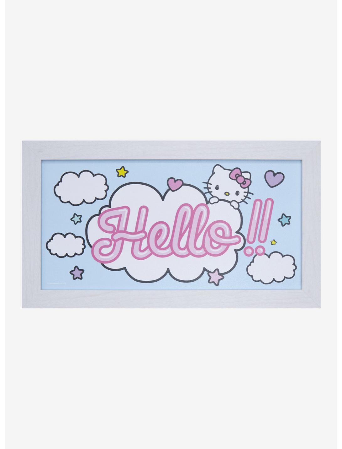 Hello Kitty Hello Clouds Framed Wall Art, , hi-res