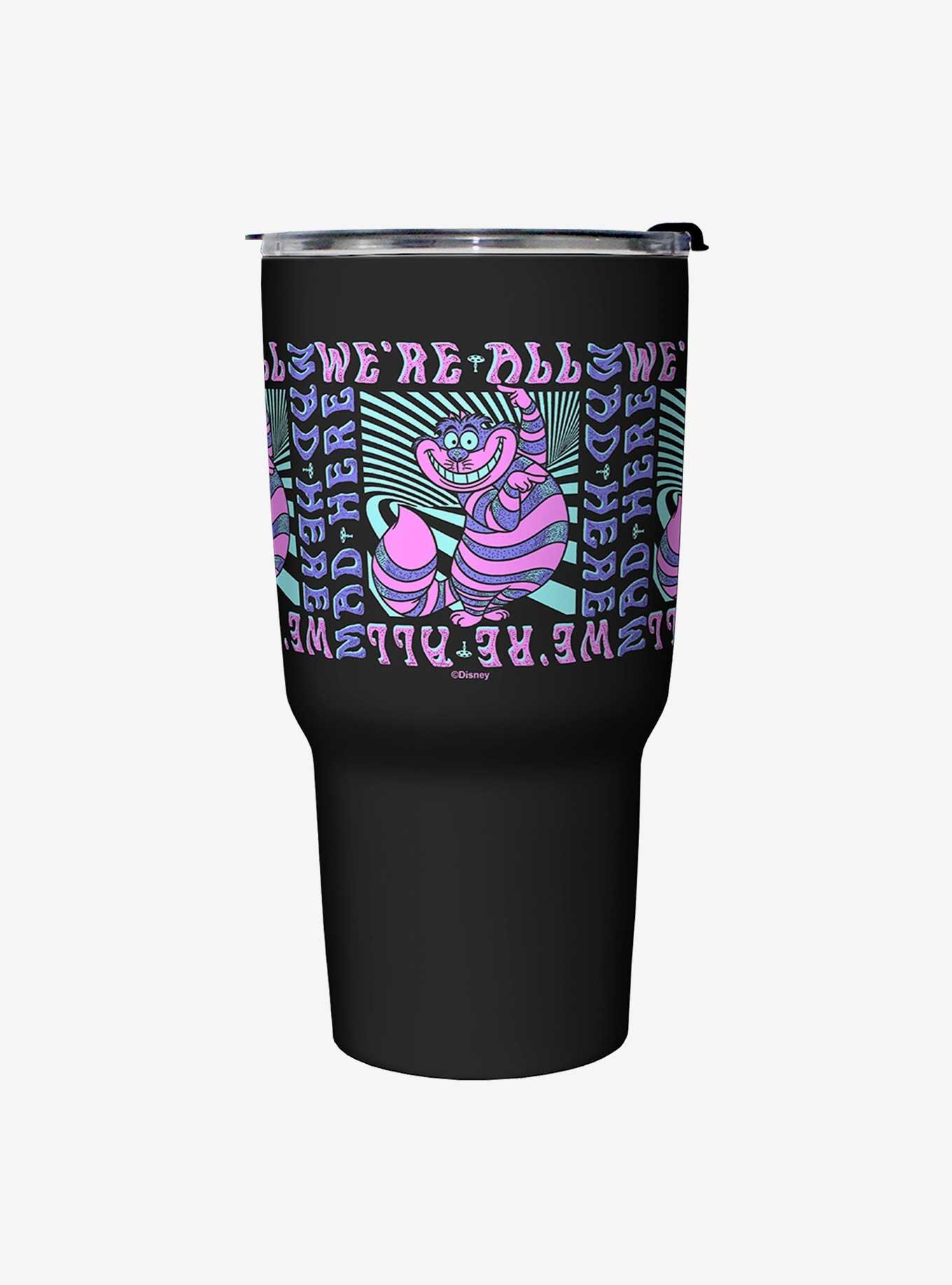 Disney Alice in Wonderland Cheshire Mad Here Trip Travel Mug, , hi-res