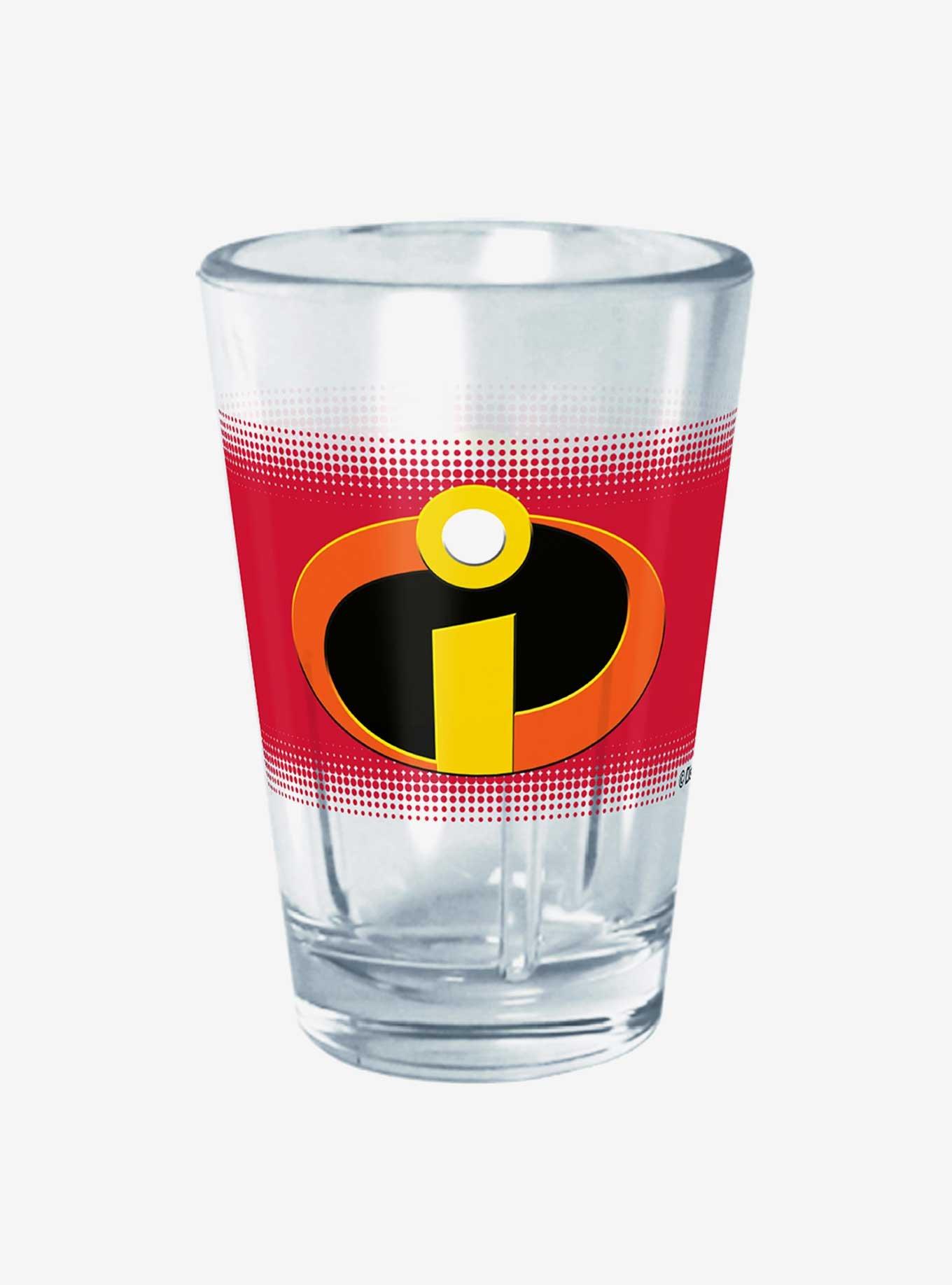 Disney Pixar The Incredibles Logo Mini Glass, , hi-res