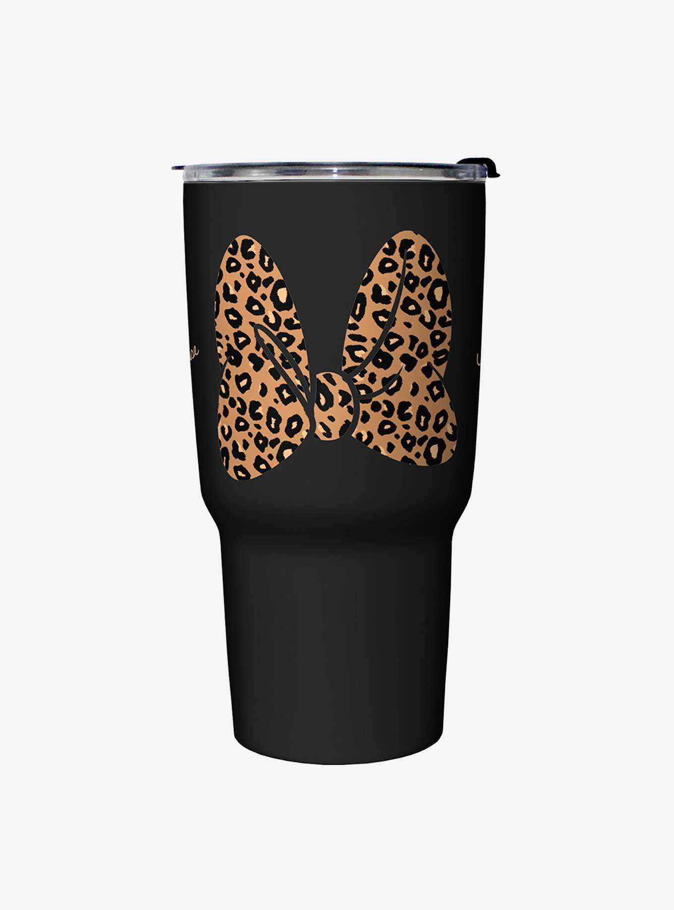 Disney Mickey Mouse Animal Print Bow Travel Mug, , hi-res