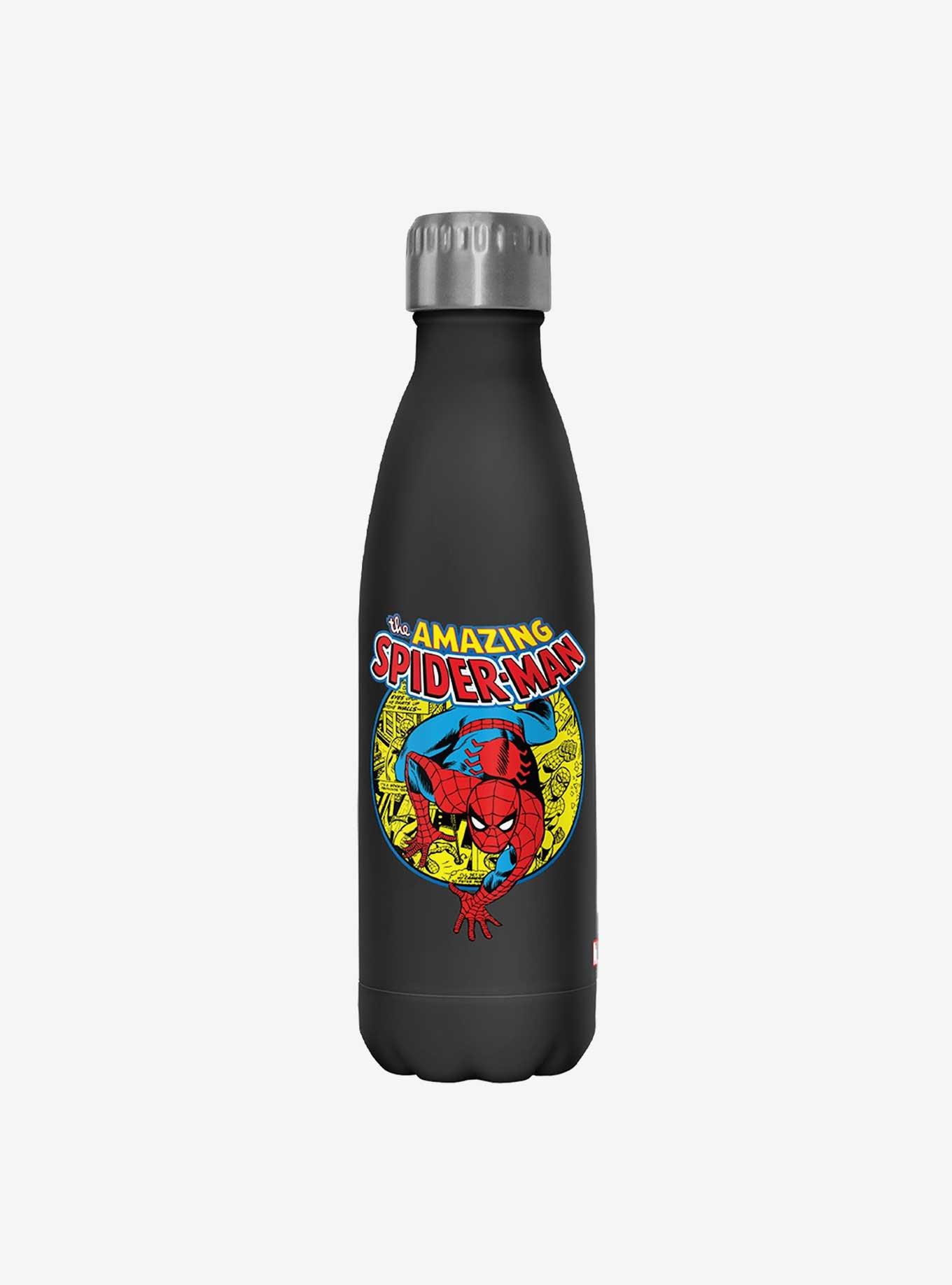 Marvel Spider-Man Spidey Cover Stainless Steel Water Bottle