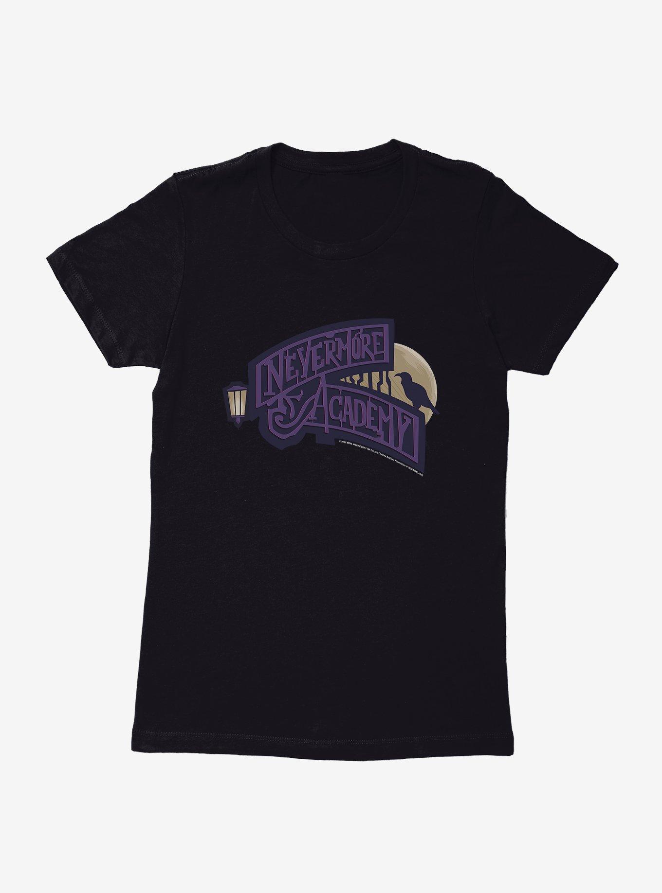 Wednesday Nevermore Academy Womens T-Shirt, , hi-res