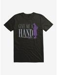 Wednesday Give Me A Hand T-Shirt, BLACK, hi-res