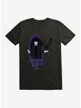 Wednesday Raven T-Shirt, BLACK, hi-res