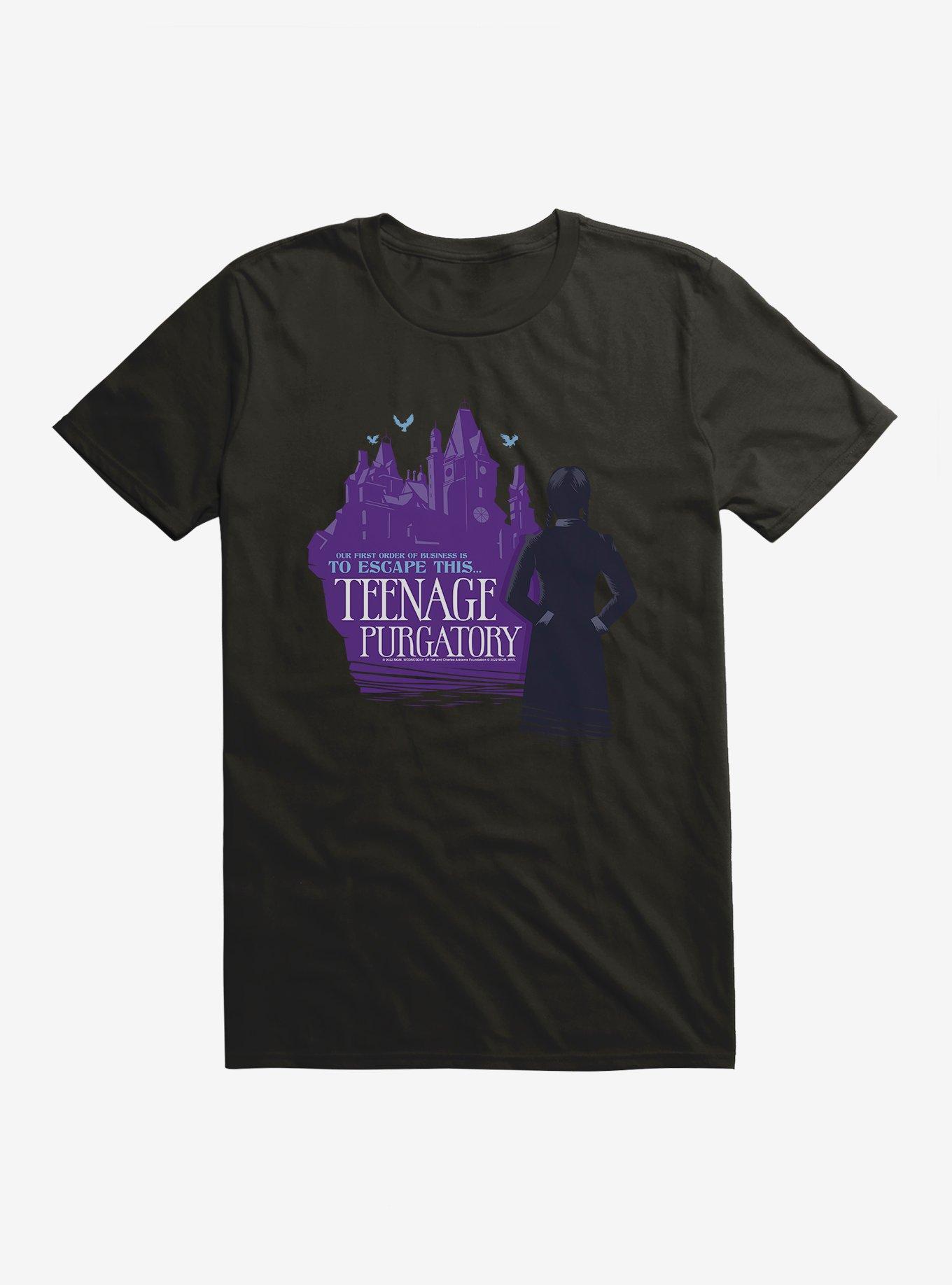 Wednesday Teenage Purgatory T-Shirt, , hi-res