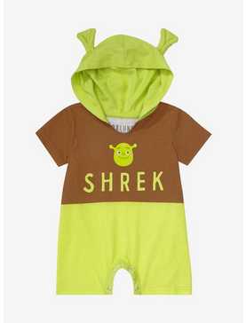 Shrek Ears Hooded Infant One-Piece - BoxLunch Exclusive, , hi-res