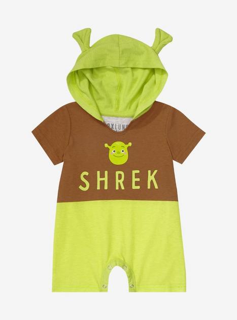 Shrek Ears Hooded Infant One-Piece BoxLunch Exclusive BoxLunch