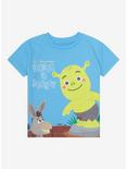 Shrek Donkey and Shrek Mud Toddler T-Shirt - BoxLunch Exclusive, SKY BLUE, hi-res