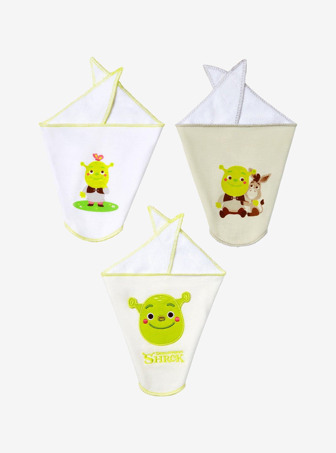 Shrek Donkey & Shrek Bandanna Bib Set - BoxLunch Exclusive, , hi-res