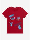 Our Universe Disney Lilo & Stitch Panel Portraits Toddler T-Shirt - BoxLunch Exclusive, RED, hi-res