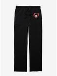 Betty Boop Wink Heart Pajama Pants, BLACK, hi-res