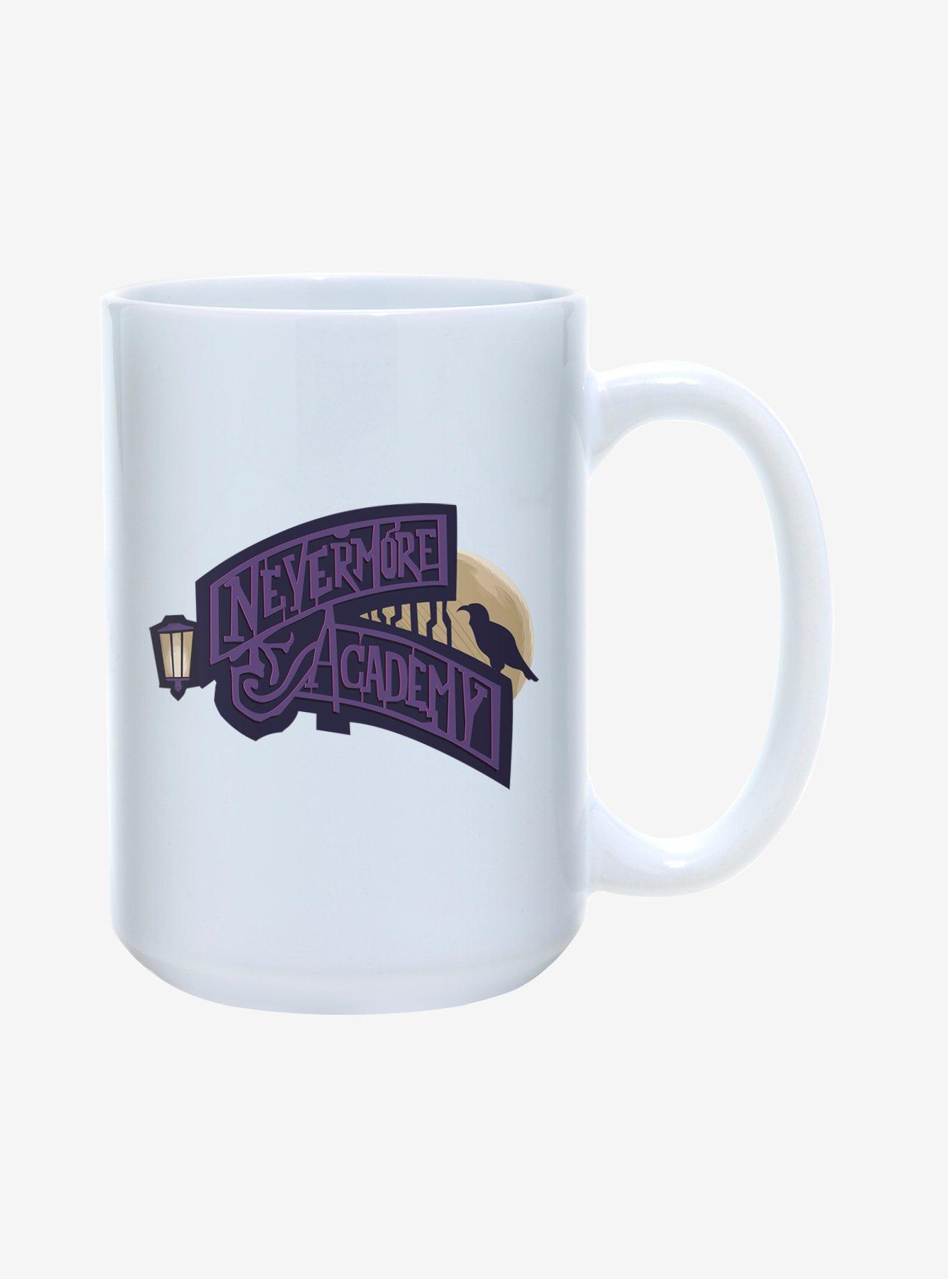 Wednesday Nevermore Academy Logo Mug 15oz