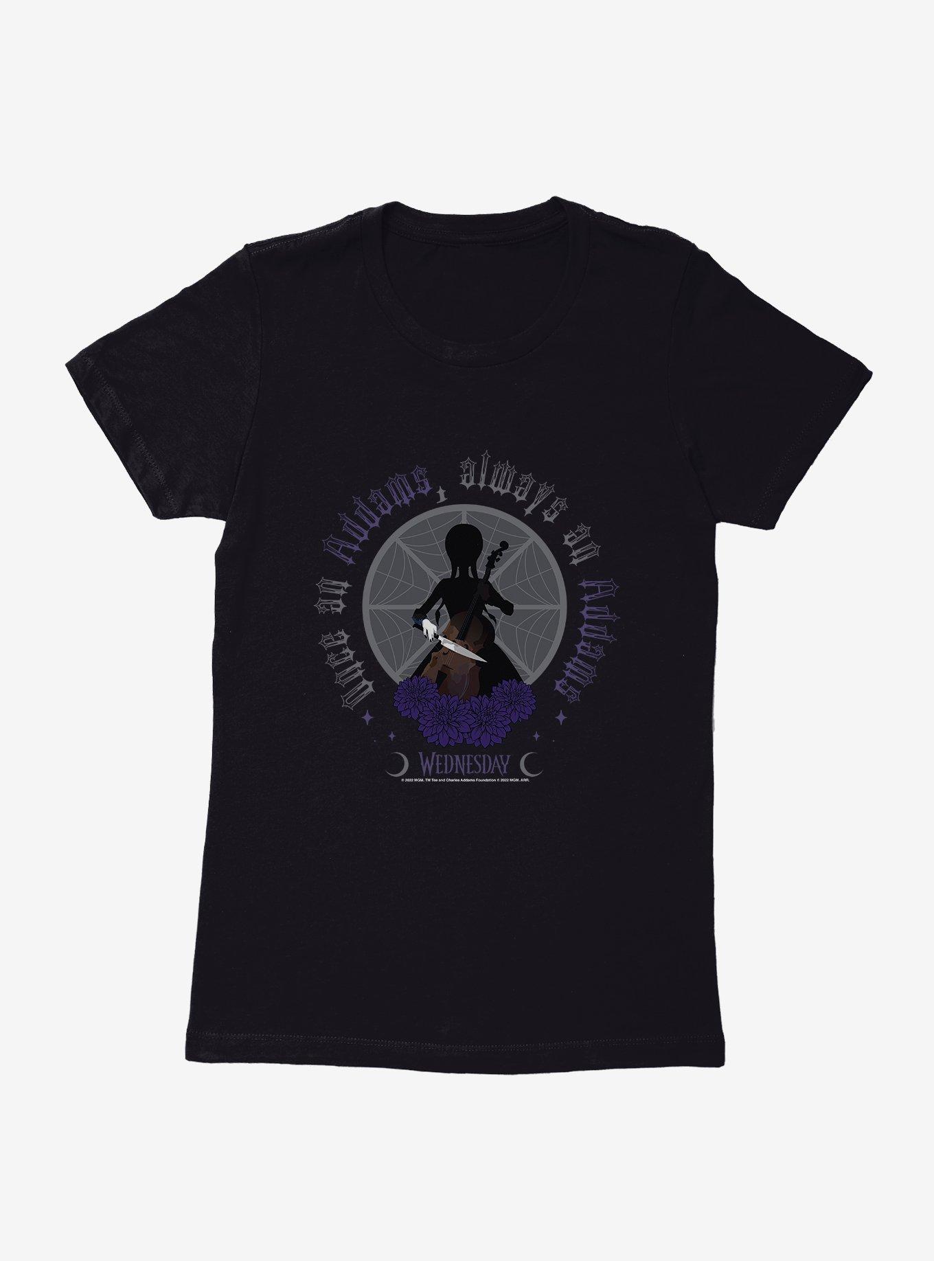 Wednesday Always An Addams Womens T-Shirt, , hi-res