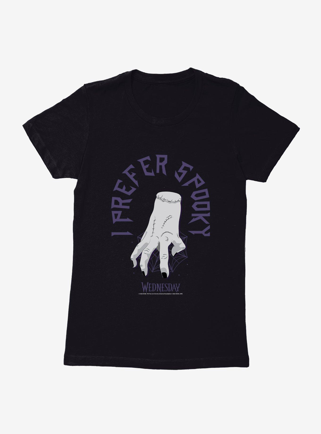 Wednesday I Prefer Spooky Womens T-Shirt, , hi-res