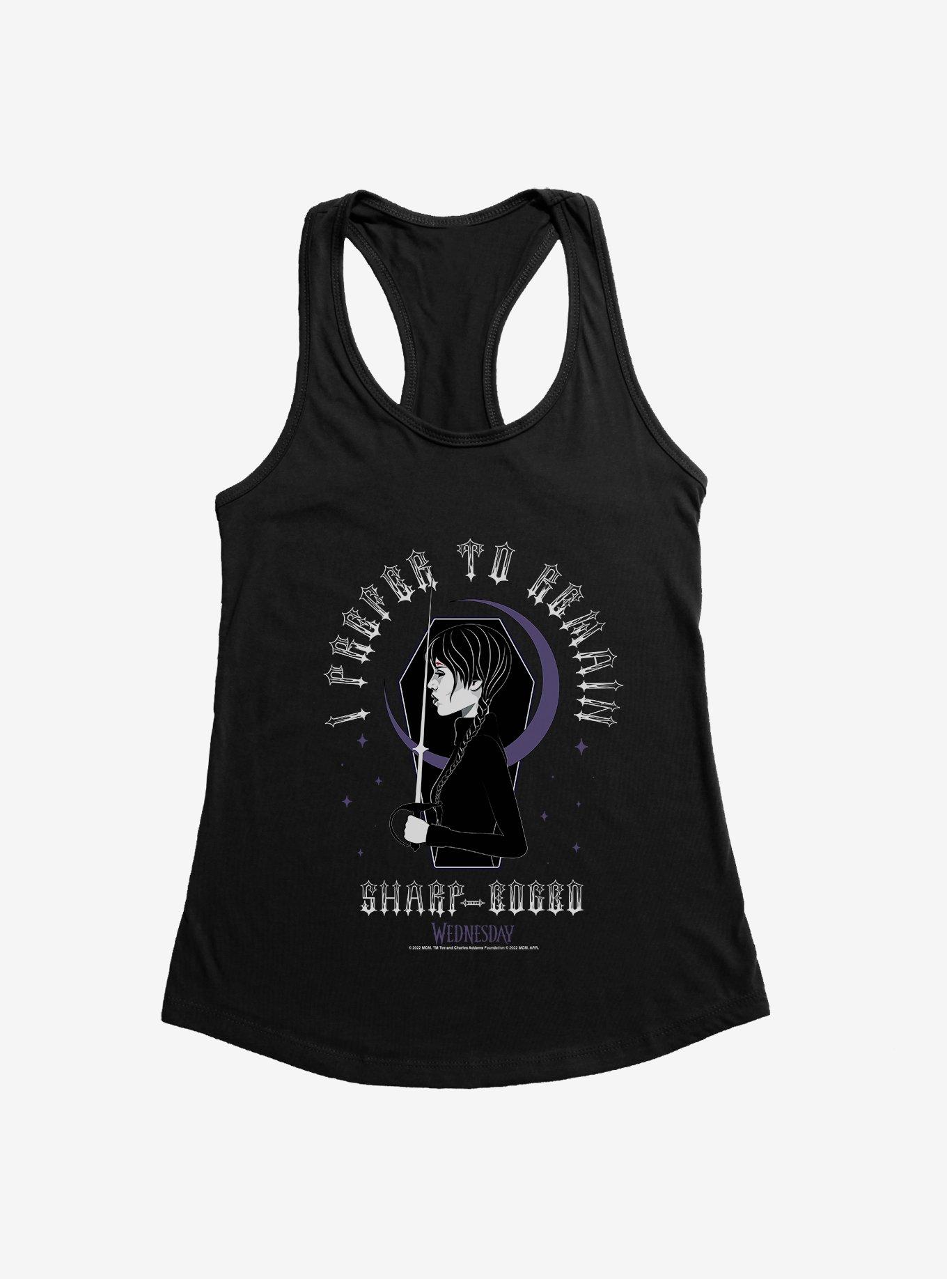 Wednesday I Prefer To Remain Womens Tank Top, , hi-res