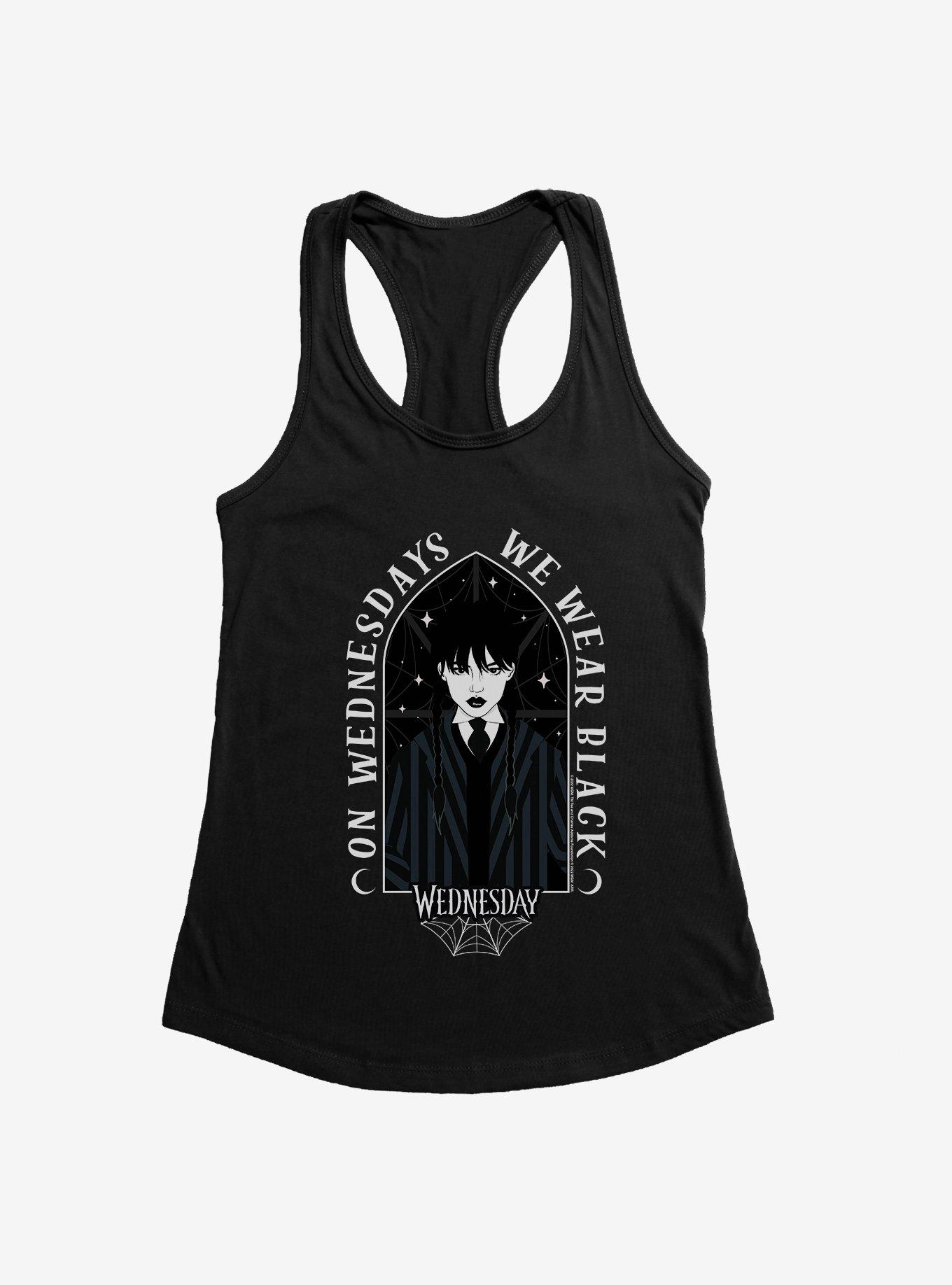 Wednesday Wear Black Womens Tank Top, , hi-res