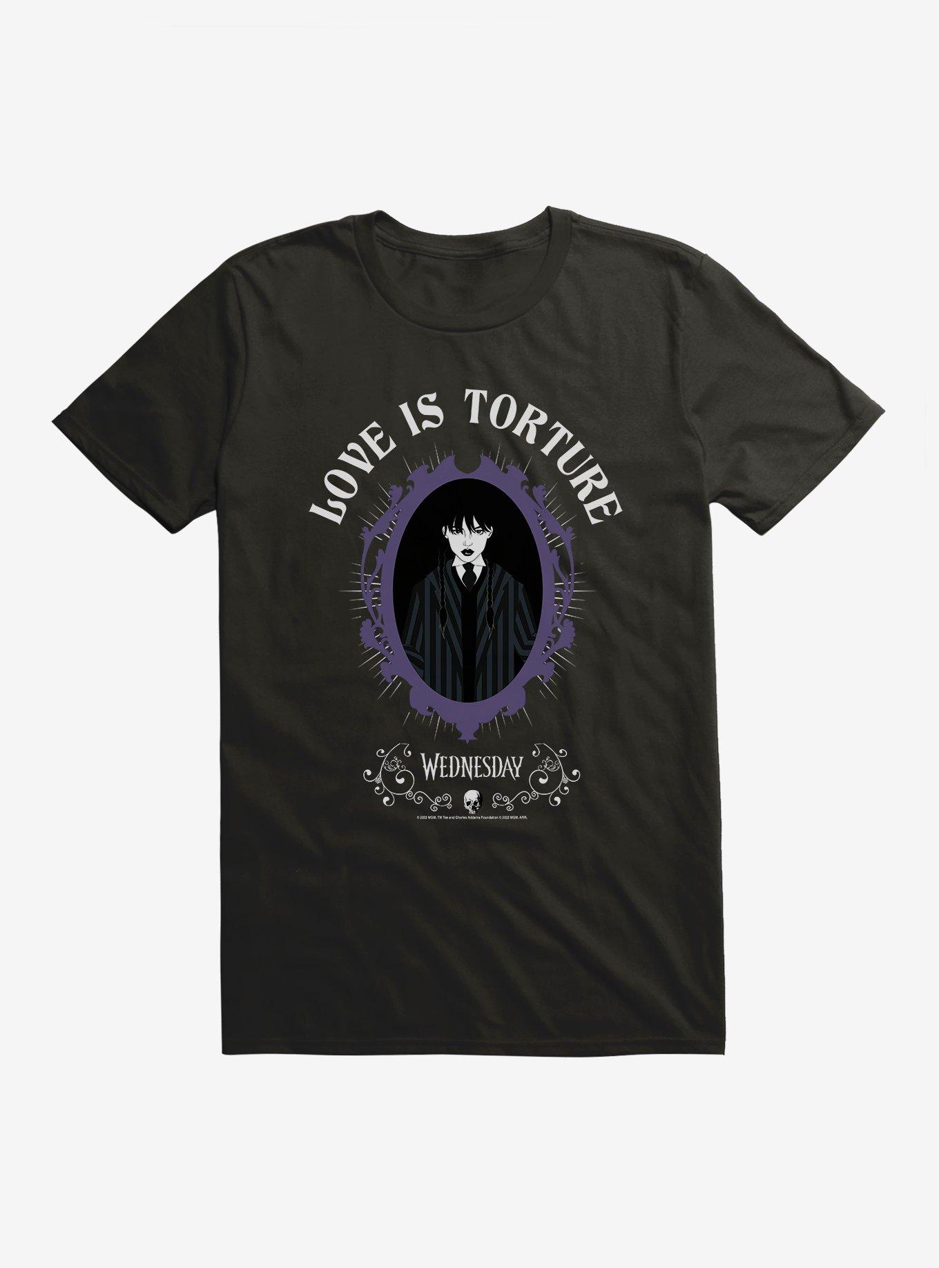Wednesday Love Is Torture T-Shirt, , hi-res