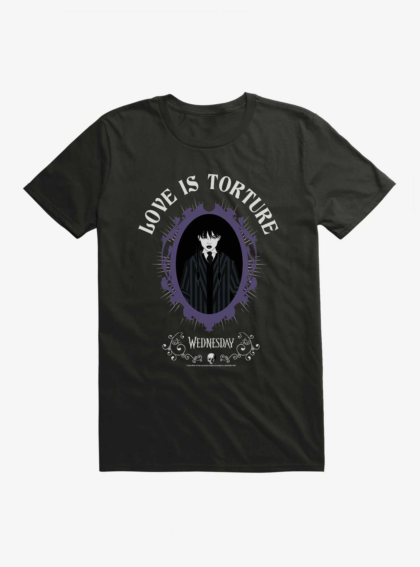 Wednesday Love Is Torture T-Shirt, , hi-res
