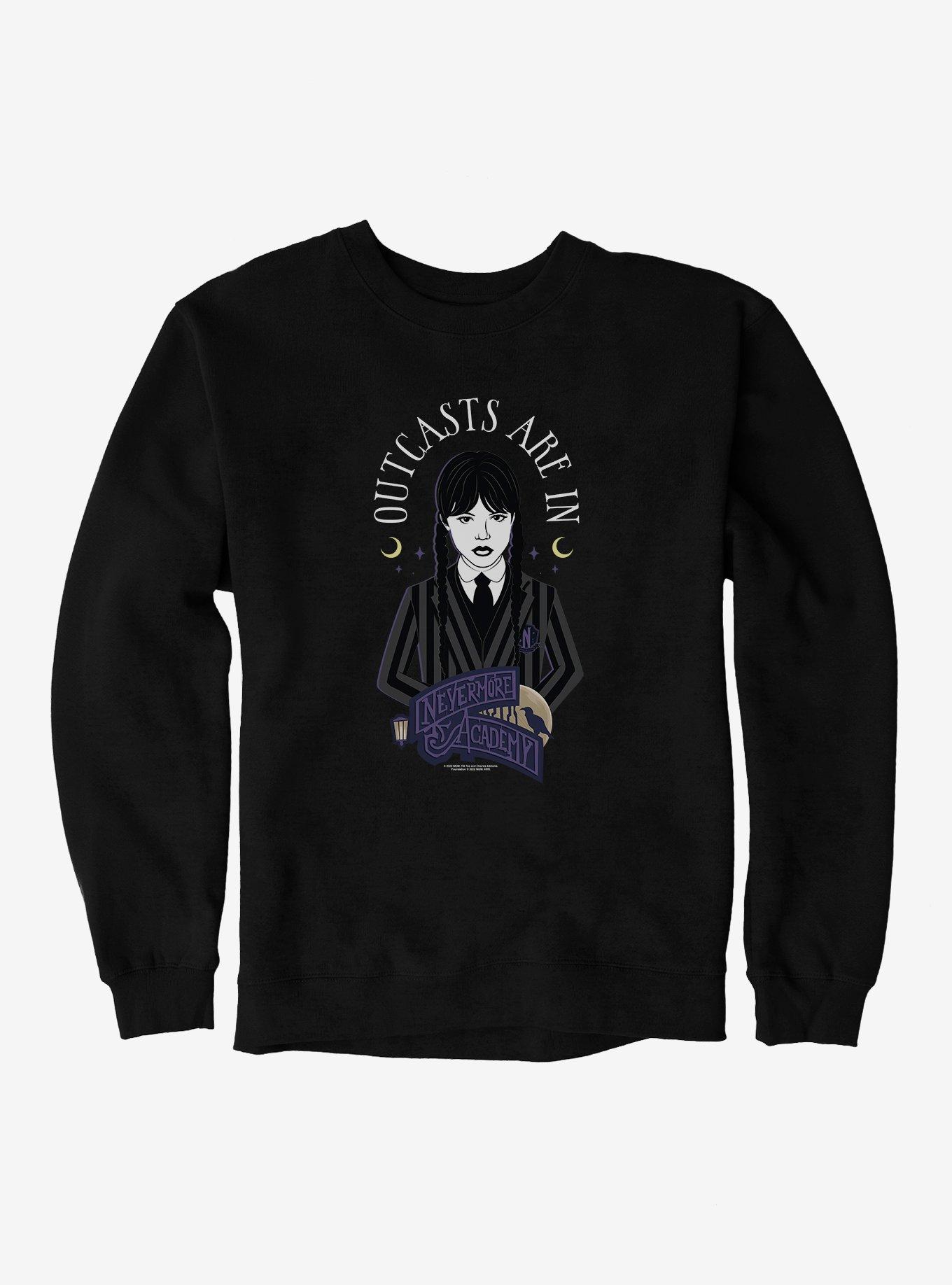 Wednesday Outcasts Are In Sweatshirt, , hi-res