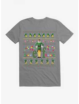 Elf Movie Ugly Christmas Pattern T-Shirt, , hi-res