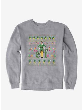 Elf Movie Ugly Christmas Pattern Sweatshirt, , hi-res