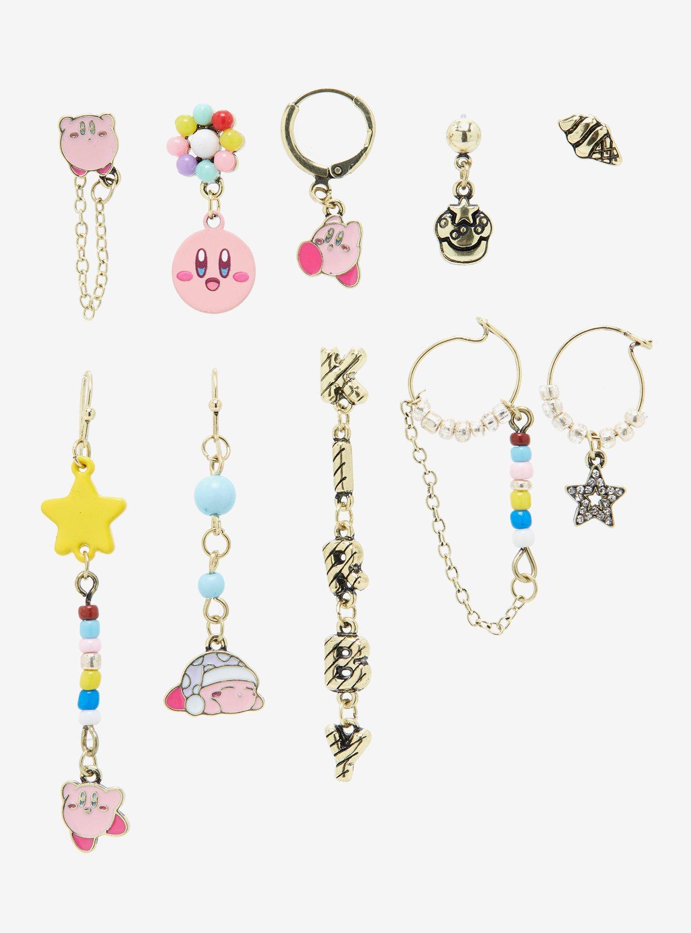 Nintendo Kirby Icons Mix and Match Earring Set - BoxLunch Exclusive, , hi-res