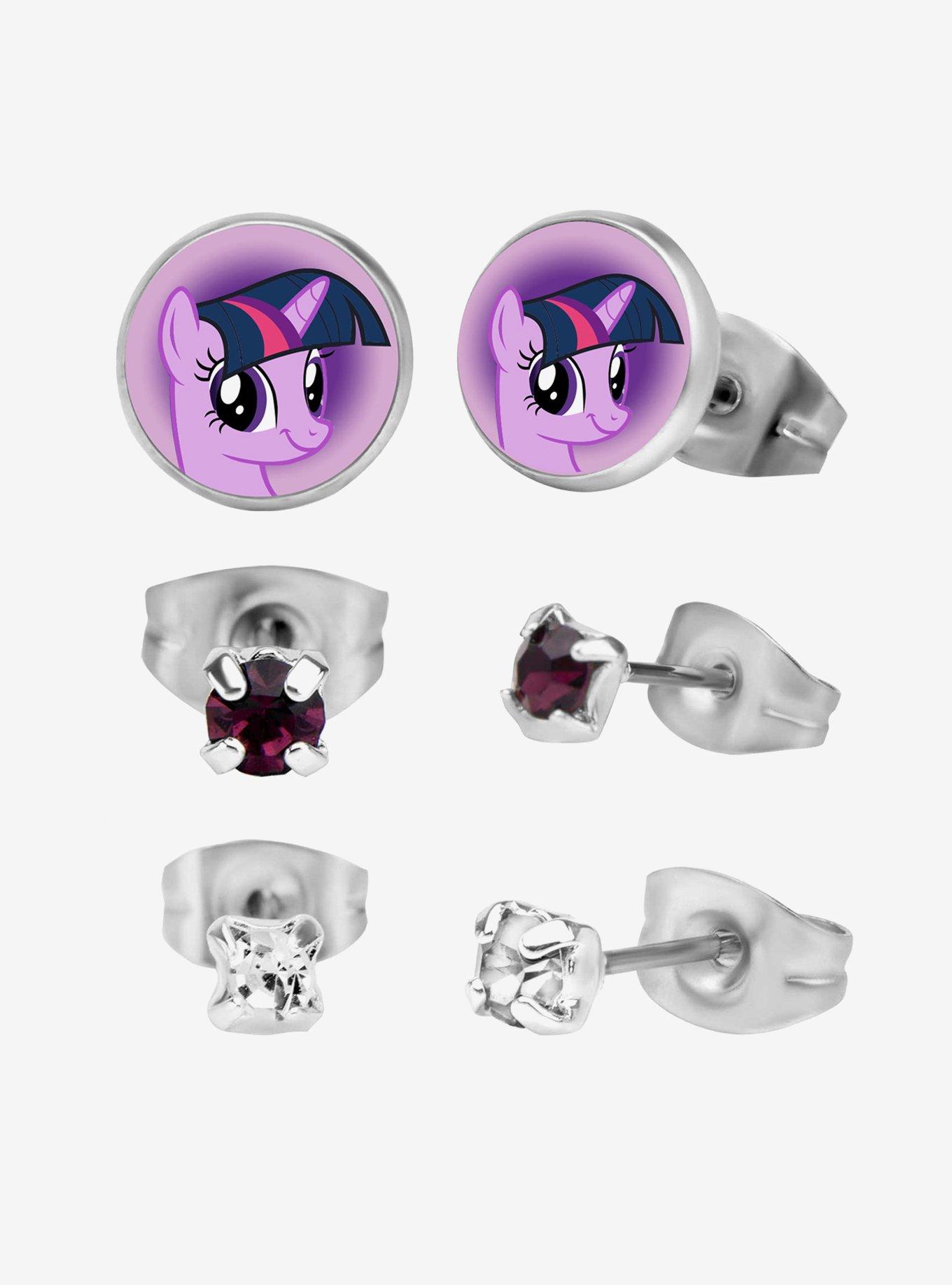 My Little Pony Twilight Sparkle Earring Set, , hi-res